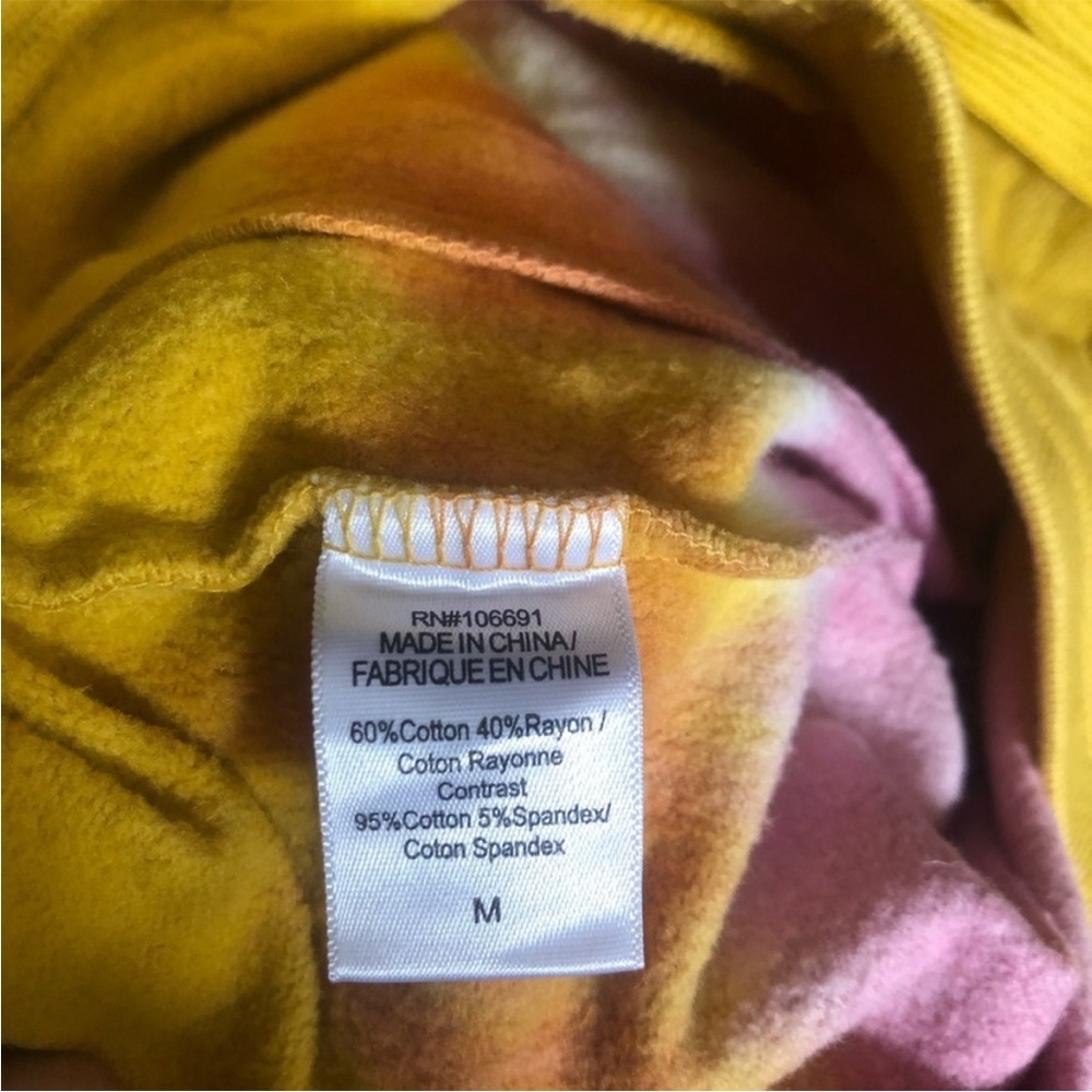 YOUNG FABULOUS & BROKE NWT OMBRE SHORTS YELLOW ORANGE PINK - Picture 8 of 9